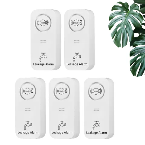 Towode Water Detectors Wireless 90Db Adjustable Audio Alarm Sensor Sensitive