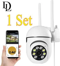 8MP Wireless PTZ WiFi Security Camera Auto Tracking Color Night Vision IP66
