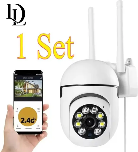 8MP Wireless PTZ WiFi Security Camera Auto Tracking Color Night Vision IP66