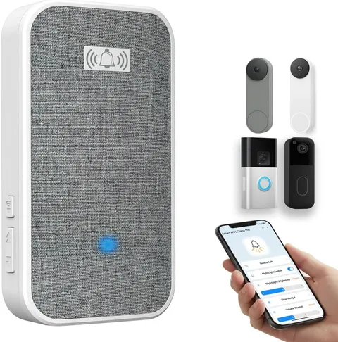 Smart WiFi Doorbell Chime Pro Night Light Ring Blink Nest Alexa Google Home 5GHz