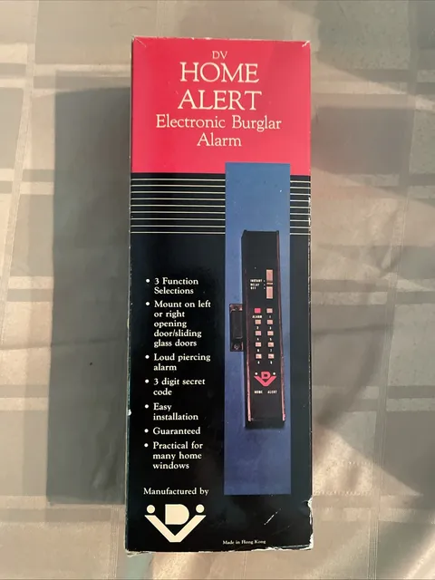 Vintage DV Home Alert Electronic Burglar Alarm Battery Operated RV Camper Home