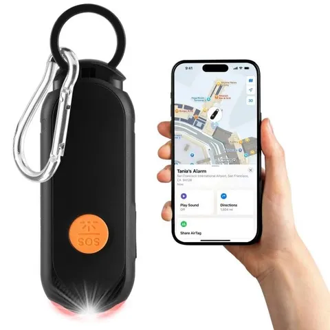 Personal Safety Alarm for Women – 135dB Loud Siren & Strobe Light, Anti-Loss ...
