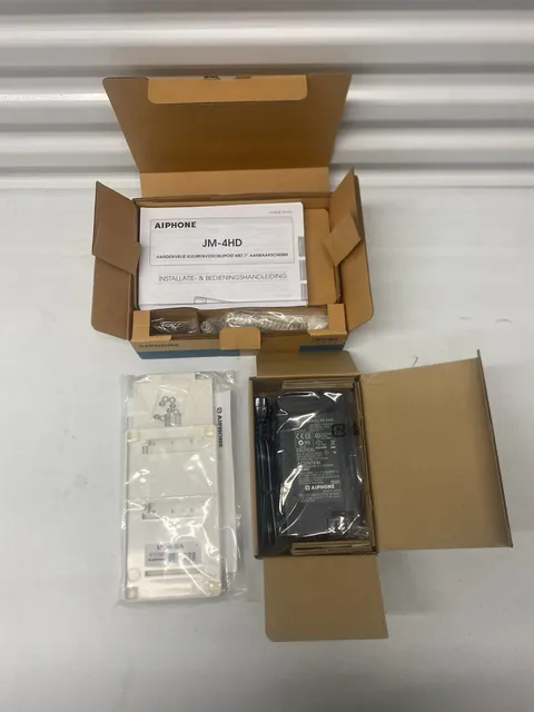 NEW AIPHONE JM-4HD TOUCHSCREEN STATION FOR JM SERIES + POWER SUPPLY + DESK STAND