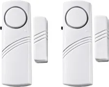 2-Pack Door Window Alarm Magnetic Sensor for Home & Kids Safety