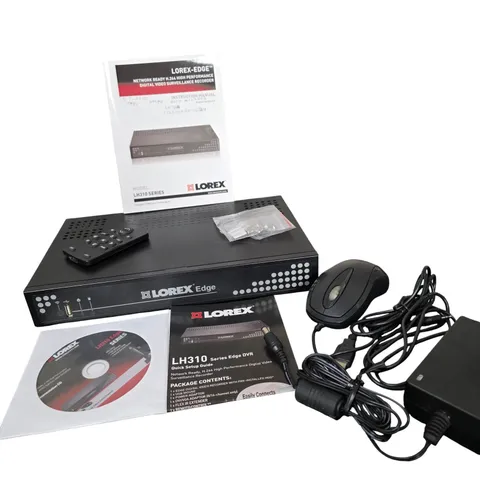 Lorex Edge LH318000 Series DVR Surveillance Recorder H.264 Security 8 Channel