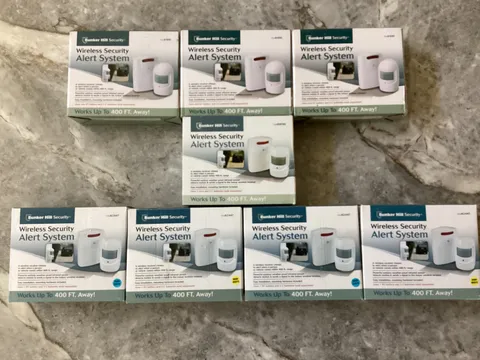 LOT OF 8: Bunker Hill Wireless Security Alert System #62447, 61910 & 69590 New