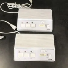 x2 - NUTONE 3 Channel FM Wireless Intercom White Tested/Working Set Replacement