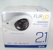 Flir IP Digimerge N243MW2 1080p WDR Audio Vandal Dome Camera 60 ft Night Vision
