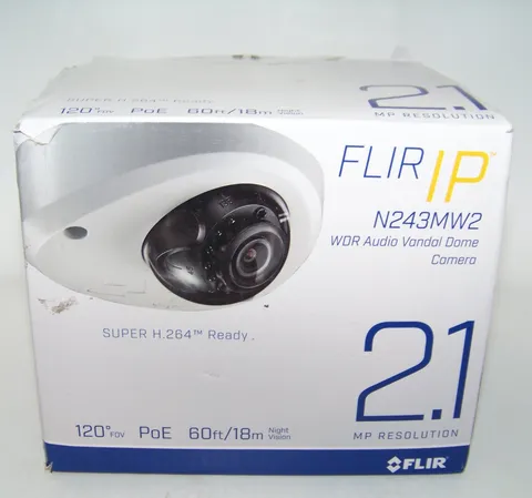 Flir IP Digimerge N243MW2 1080p WDR Audio Vandal Dome Camera 60 ft Night Vision