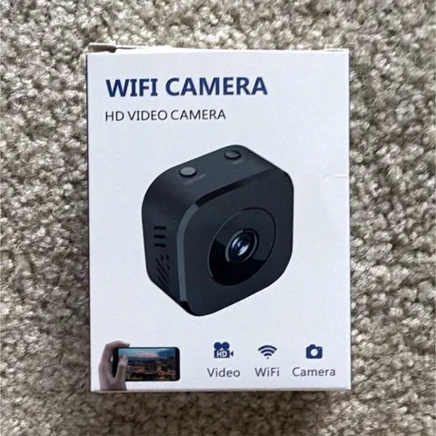 HSR-M5 Mini Wi-Fi IP/Network Indoor Surveillance Camera, Color, Black