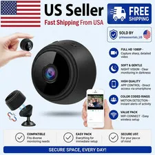 Mini WiFi IP Camera 1080P HD Wireless Security Camera Night Vision Home DVR USB