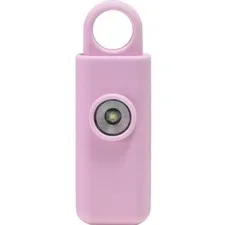 Personal Panic Alarm 130dB and Strobe..Pink