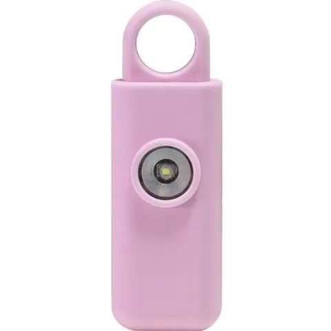 Personal Panic Alarm 130dB and Strobe..Pink
