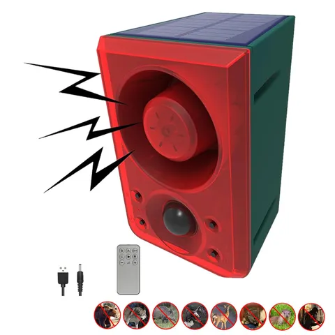Solar Outdoor Motion Sensor Alarm - Barking Dog Motion Sensor, Motion Sensor ...
