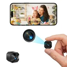 Mini Camera - 4K HD Wireless Small Camera - Tiny Indoor Security Camera with ...