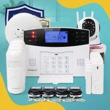 HOMSECUR Wireless &wired WIFI 4G Burglar Alarm System+PIR+5*Door Sensor