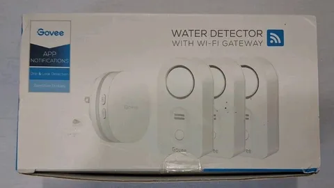 Govee WiFi Water Detector with Wi-Fi Gateway H5054 H5040 3 Pack Open Box New