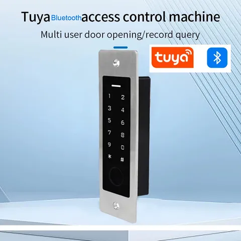 Metal Fingerprint Access Control Keypad RFID 125Khz Embedded Design Reader Secur