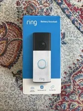 Ring Battery Doorbell (2nd Gen) - Rentinal 2K Speckled White w/ Free Door Mount.
