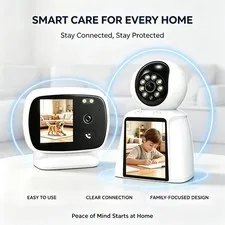 Dual Pack Smart Video Call Camera Set,  WiFi Security Camera
