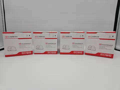Lot of 4 Open Box HD IP Security Camera Dome GS-HXT2WC Infrared 2.8mm Lens