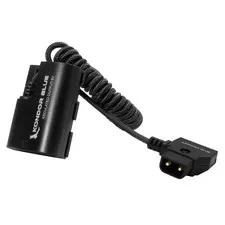 | D-Tap Cable with Canon LPE6 NH Dummy Battery | 16"-36" Coiled Cable with D-...