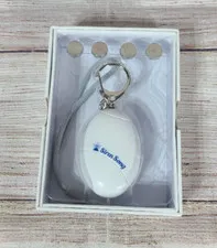 Siren Song Personal Security Keychain Alarm White Batteries Included Open Box