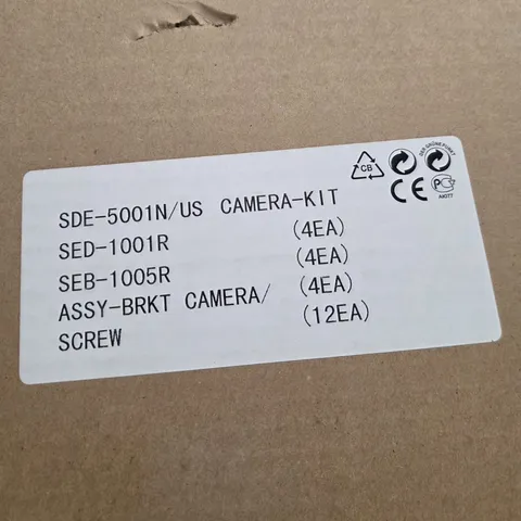 Samsung SDE-5001N/US White Camera Kit w/ Cameras & UTP Cables