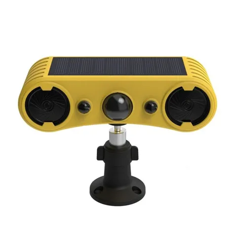 4 Mode Solar Powered Alarm With Motion Sensor 129dB 13 Sounds For Outdoor Use