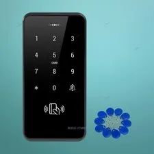 Waterproof RFID Access Unit With 10 Key Fobs 125KHz For Front Door Max 5000 User