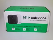 Blink Outdoor 4, Wireless Battery Operated Smart Security System, 1 Camera