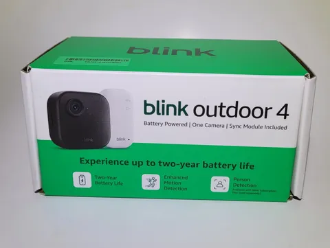 Blink Outdoor 4, Wireless Battery Operated Smart Security System, 1 Camera