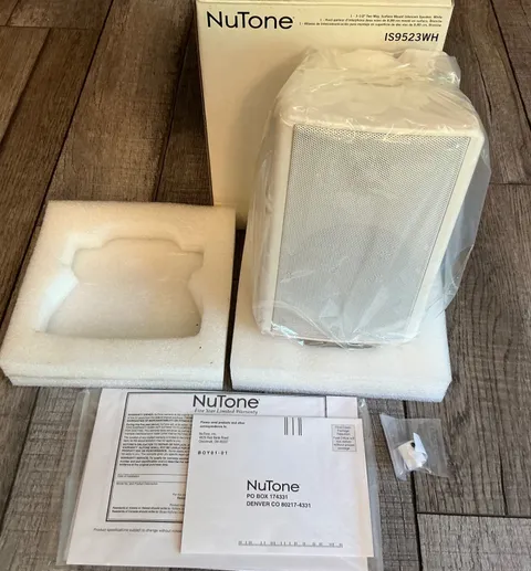 NuTone IS9523-WH 3 1/2” Two Way Surface Mount Intercom Speaker New