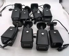 LOT OF 8 Lorex E841CAB 4K UHD Outdoor Network Bullet Camera PARTS/REPAIR