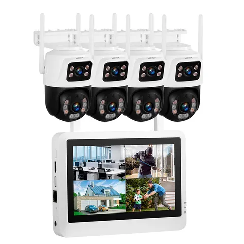 KERUI Wireless Security Camera System Surveillance 6MP WIFI 8CH NVR LCD Screen