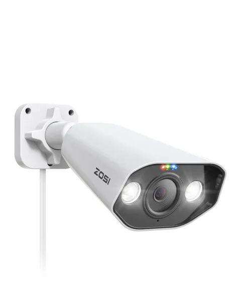 Camara De Seguridad Với Deteccion De Rostros Y Sirena De Luz Estilo Lujo