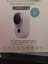 4 X MASCARRY 1080p Wireless SMART IP CAMERA WITH Rechargeable Battery