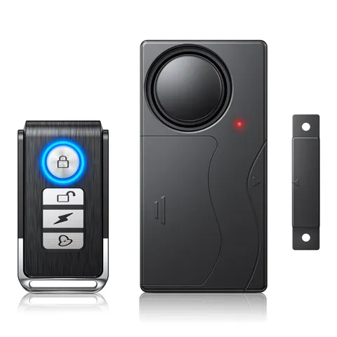 Door Alarms When Opened, 110dB Loud Wireless Window Door Sensor, Easy Install...