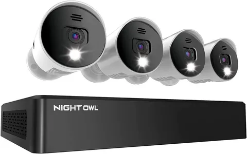 Sp, Llc 8 Channel Bluetooth Video Home System with (4) Wired 4K UHD Indoor/Ou...