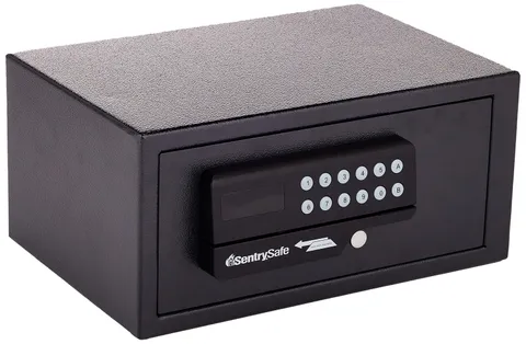 SentrySafe Security Safe with Card Swipe Reader and Digital Keypad Lock, Steel S