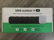 Blink Outdoor 4 XR , 6  Camera System w/Sync Module Included - New Sealed