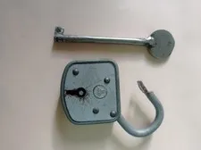Vintage Antique Lock With Key 