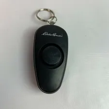 Eddie Bauer Black Personal Alarm Key chain with Mini Light Supper Lightweight