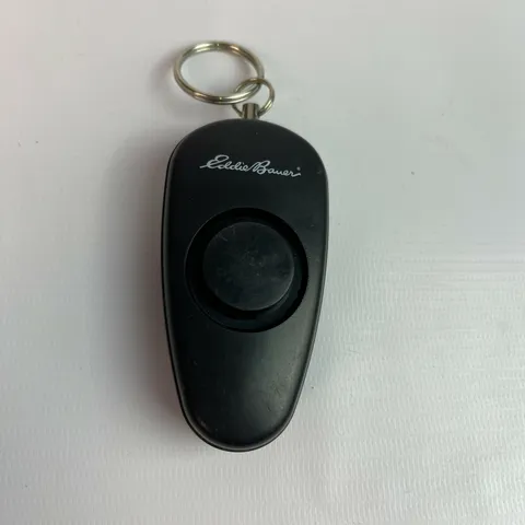 Eddie Bauer Black Personal Alarm Key chain with Mini Light Supper Lightweight