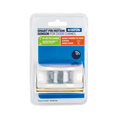 PIR Motion Sensor - Pairs with Door Chime - White - Cable Free