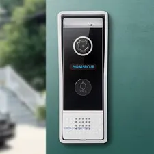 HOMSECUR HD Video Doorbell Camera 110°Angle  Waterproof Intercom Outdoor Camera