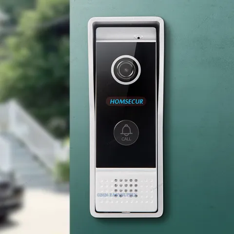 HOMSECUR HD Video Doorbell Camera 110°Angle  Waterproof Intercom Outdoor Camera
