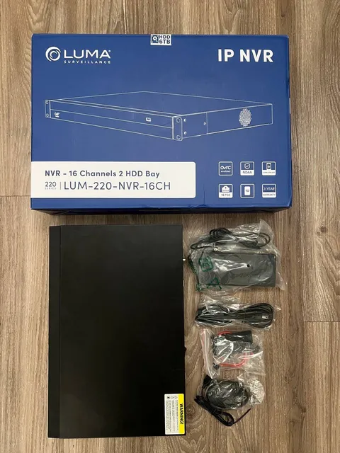 Luma LUM-220-NVR-8CH 8 Channel 4TB NVR 220 Series FOR PARTS