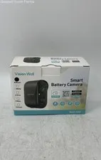 Vision Well CG65 Black Smart Battery Security Camera With Box Not Tested