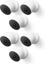 Google Nest Cam Outdoor or Indoor, Battery - 2Nd Generation - 6 Pack